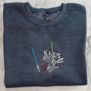 CLEARANCE Gen.eral Grie.vous Sweatshirt, Besticktes Sweatshirt, Galaxy Sweatshirt