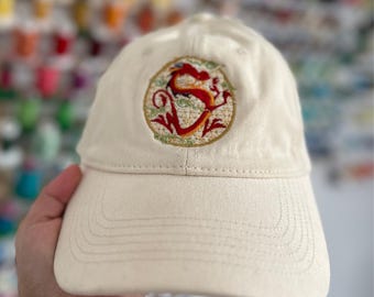 Sombrero de dragón rojo, sombrero de princesa, gorra de béisbol de parque temático, gorra de béisbol de princesa, sombrero de princesa con patada lateral