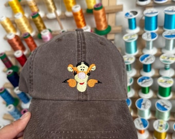TTFN Tigger Embroidered Hat: Winnie the Pooh Baseball Cap