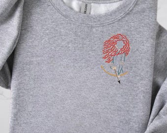Sudadera bordada de princesa escocesa: inspirada en la princesa valiente