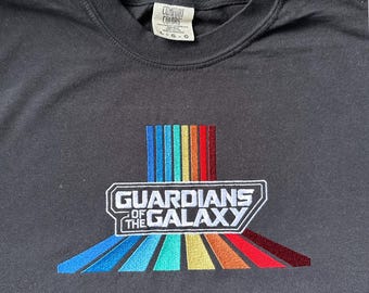 Guardians Sweatshirt, Galaxy Inspired Embroidery, Hero Embroidered Sweatshirt,