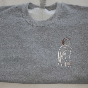 Pad.me Sweatshirt, Space Queen Sweatshirt, Embroidered Sweatshirt, Prequal Trilogy Sweatshirt, Princess Sweatshirt