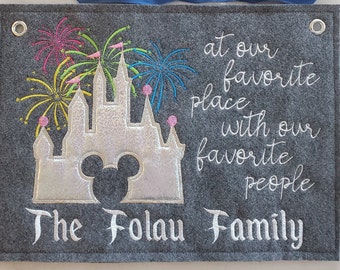 Fireworks Stroller Tag, Stroller Spotter for Theme Parks, Personalized