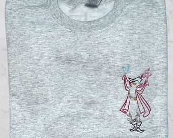 Prince Owl Embroidered Sweatshirt: Fairytalecore Crewneck
