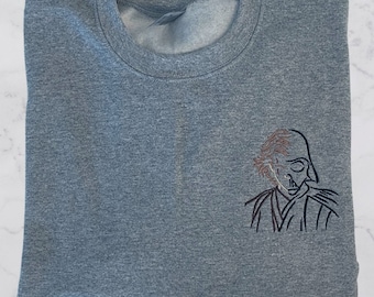Half Man Half Machine, Embroidered Sweatshirt, Trilogy Sweatshirt, May the 6th,