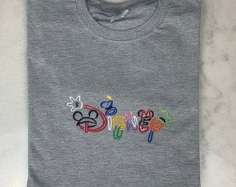 Shirt met karakterletter: T-shirt geïnspireerd op themapark