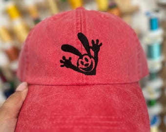 Oswald Embroidered Hat - Lucky Rabbit Baseball Cap
