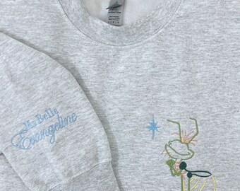 Embroidered Firefly Sweatshirt: 'Evangeline' Valentine Gift