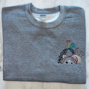 Island Princess Sweatshirt, polynesische Stickerei