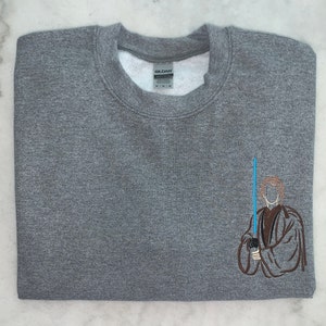Sk.y Gu.y Sweatshirt, Embroidered Sweatshirt, Galaxy Sweatshirt, Villain Sweatshirt, Prequal Trilogy Sweatshirt