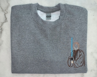 Sk.y Gu.y Sweatshirt, Embroidered Sweatshirt, Galaxy Sweatshirt, Villain Sweatshirt, Prequal Trilogy Sweatshirt