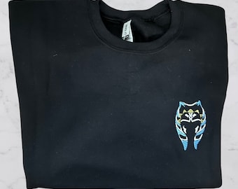 Embroidered Galaxy Sweatshirt: Fulcrum Symbol