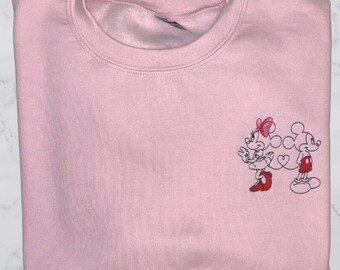 Valentine Mouse Sweatshirt, Vintage inspired Sweatshirt