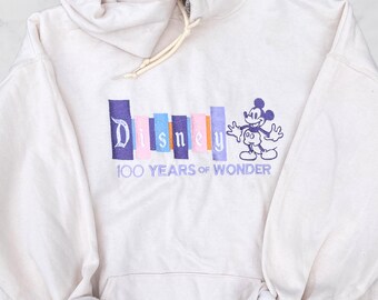 Magic Mouse Inspired Hoodie, Embroidered Hoodie, Anniversary Celebration