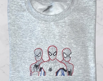 Besticktes Spinnen-Sweatshirt: Freundlicher Neighborhood-Held