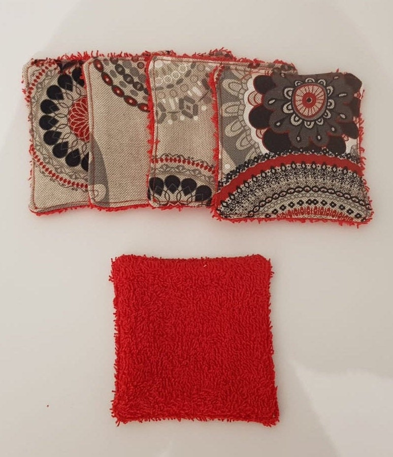 PADS cosmetic pads / makeup pads / washable / reusable / Etsy