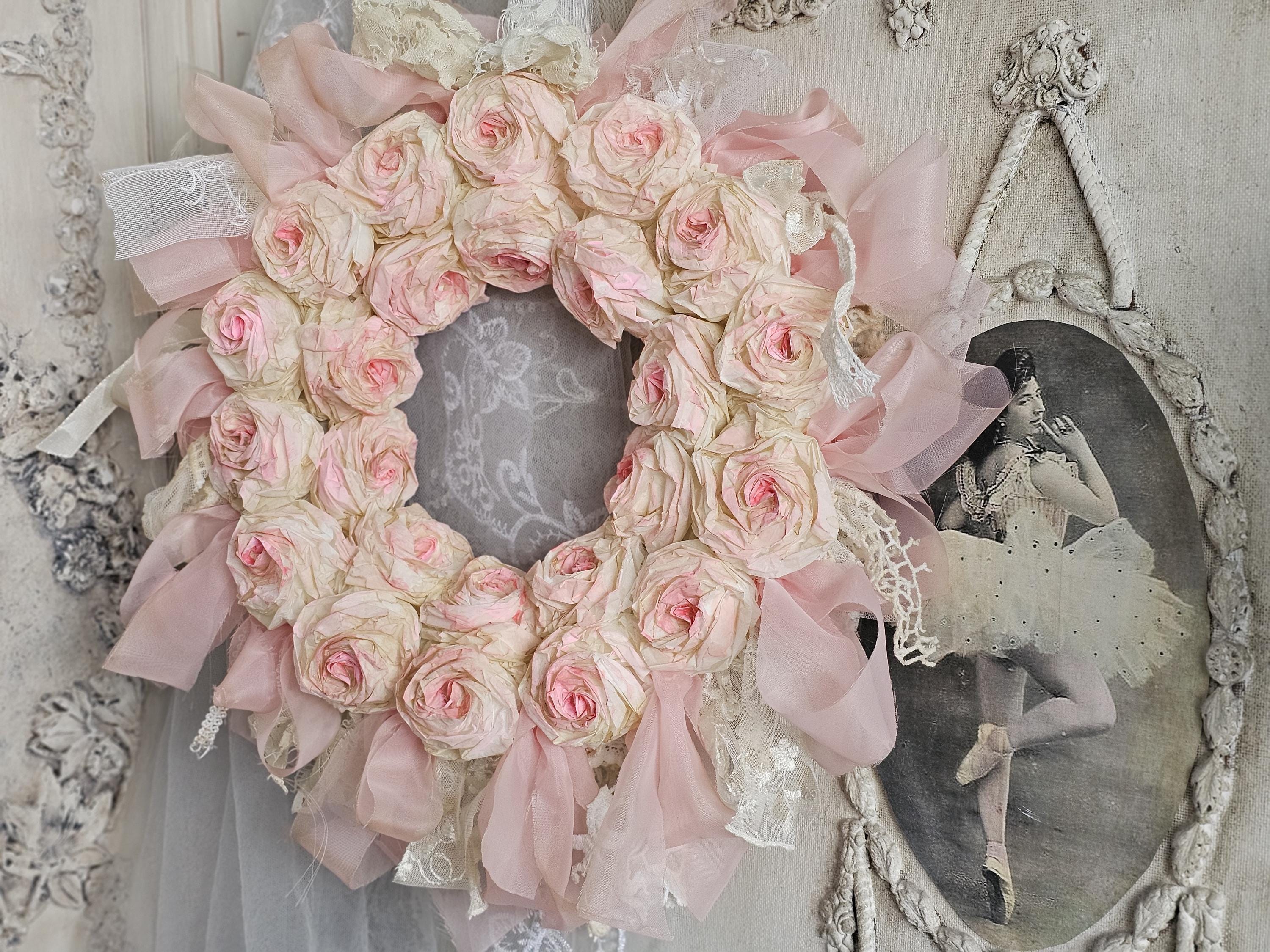 アンティーク雑貨 Shabby Chic Floral Wreath Handmade il_fullxfull.6468341296_ts6z.jpg