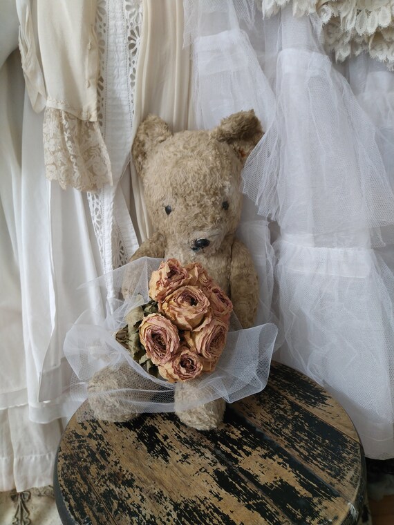 wood wool teddy bears