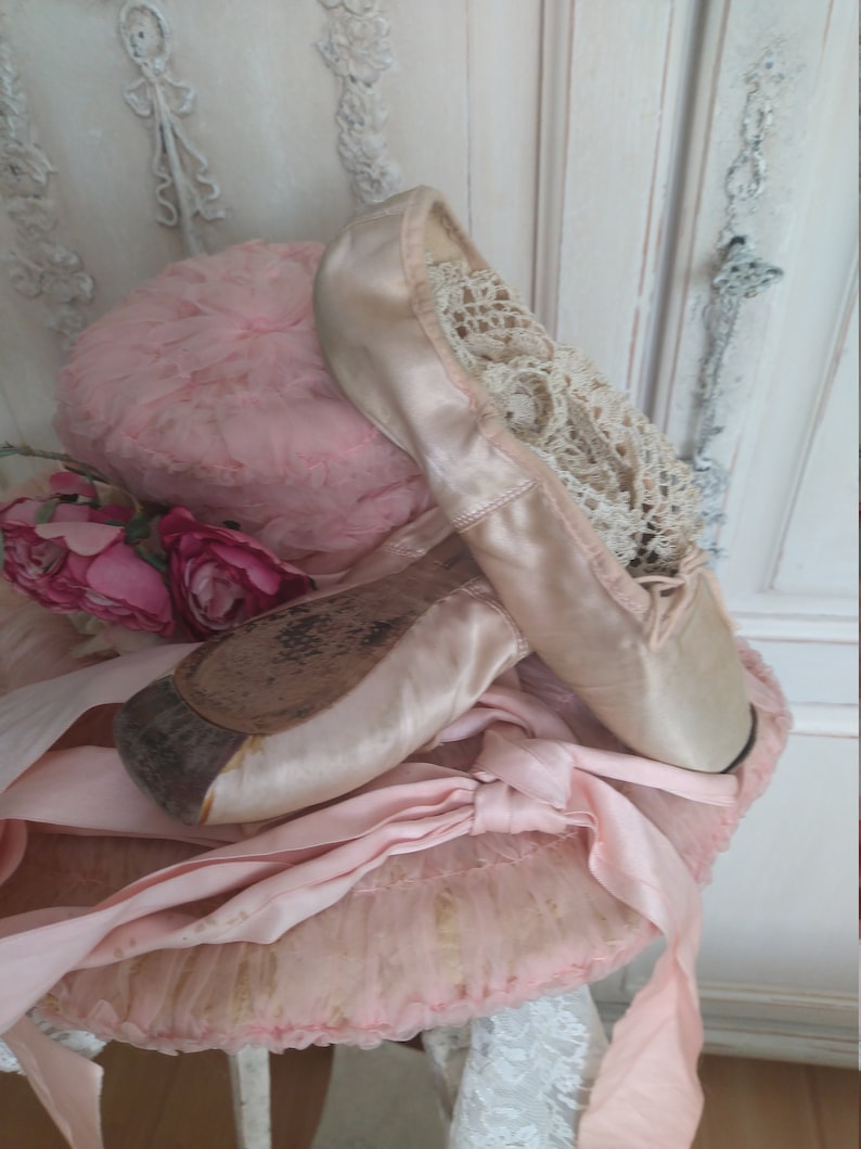 satin ballet shoes