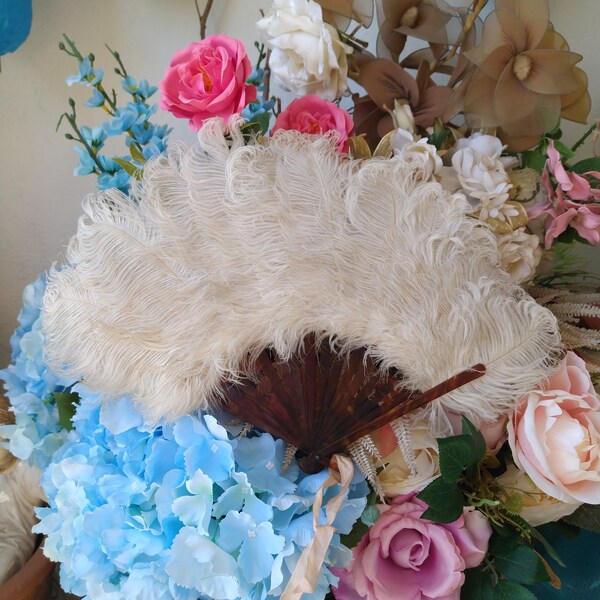 faux ostrich feather shawl