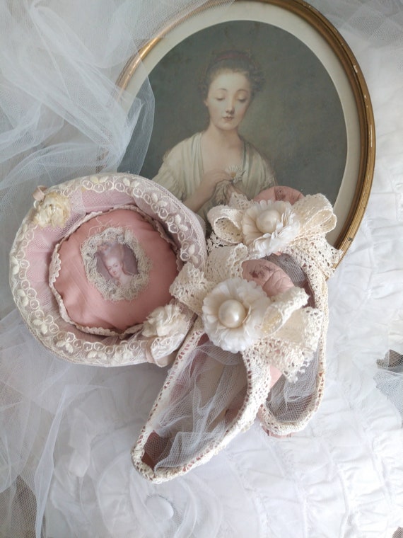 Romantic Vintage Kids Leather Ballet Shoes Baller… - image 2