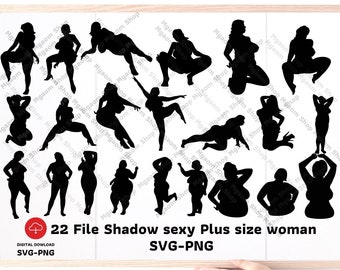 Download Plus Size Women Svg Etsy