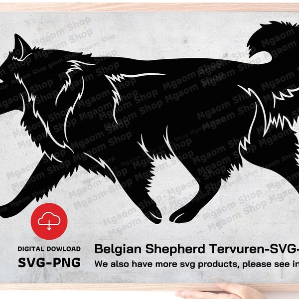 Belgian Shepherd Tervuren svg, Belgian Tervuren walking svg, Dog svg, love Belgian Tervuren svg, Svg for family