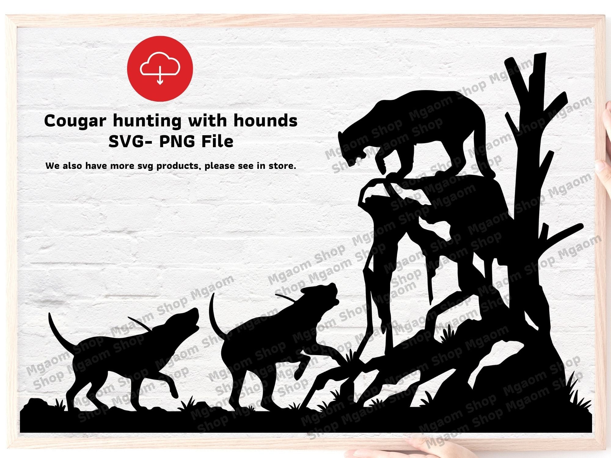 de con perros archivo SVG Lion Hounds Etsy España