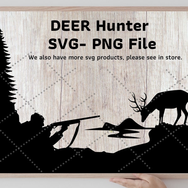 Hunting Scene Svg - Etsy