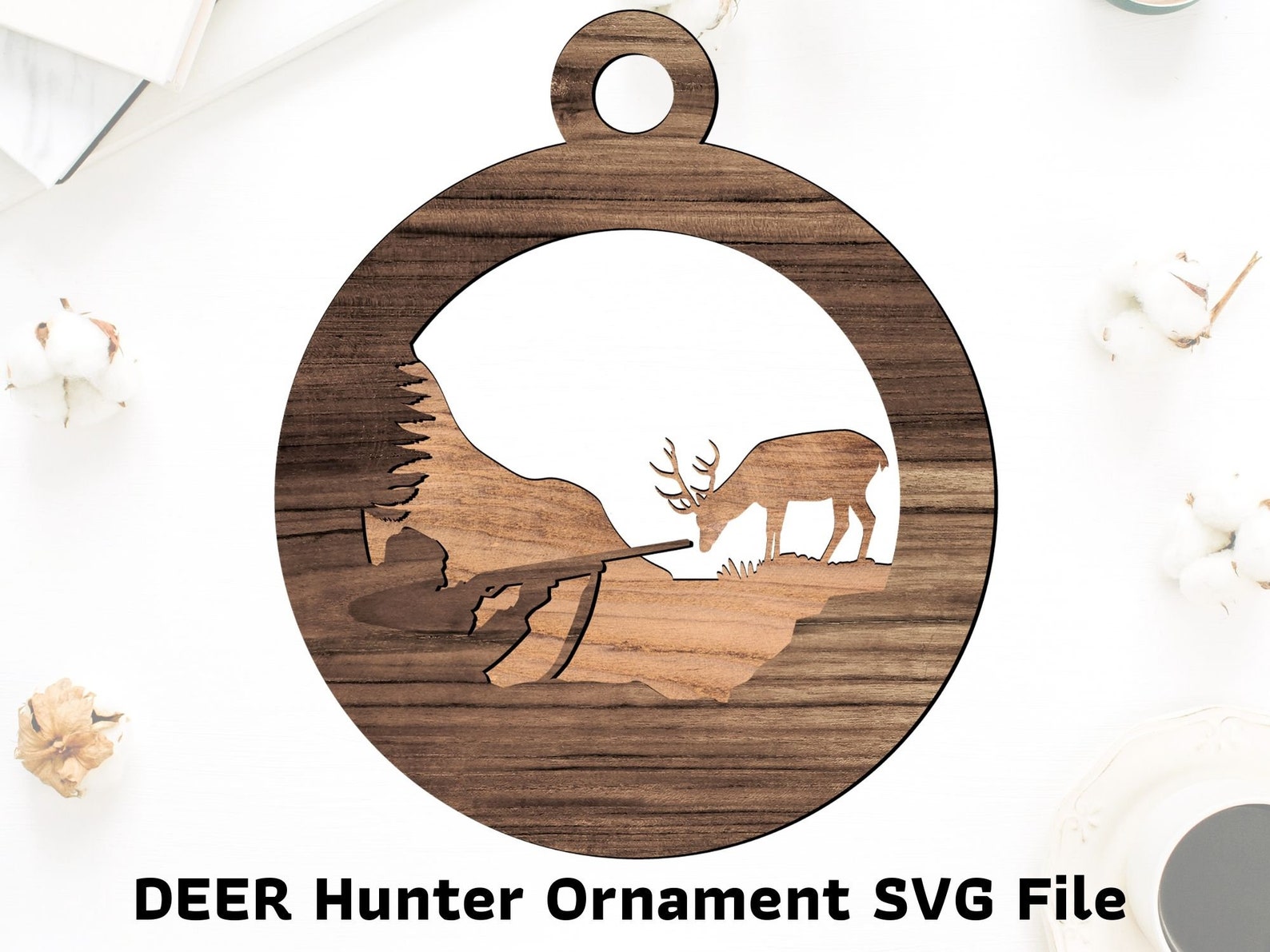 Hunting Christmas Ornaments 