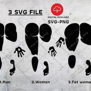 Body Painting SVG , 3 file Body Painting svg , butt painting svg