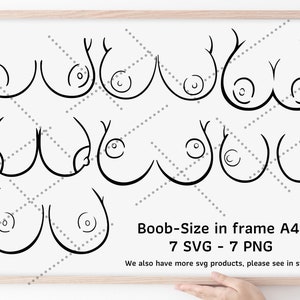 Cool Boobs - Quirky Art - Breasts - Funny Boobs - Shapes and Sizes Art  Board Print for Sale by artswag