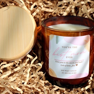 Mother's Day Gift Set, Soy wax candle, Birthday gift for mum image 4