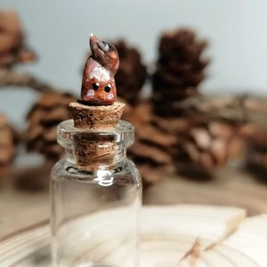 Miniature Figure Sprite Gnome Mini - Sprout of Fortune | Lucky charms in bottles | lucky charm | little bottle | Gift idea | Heart goddess