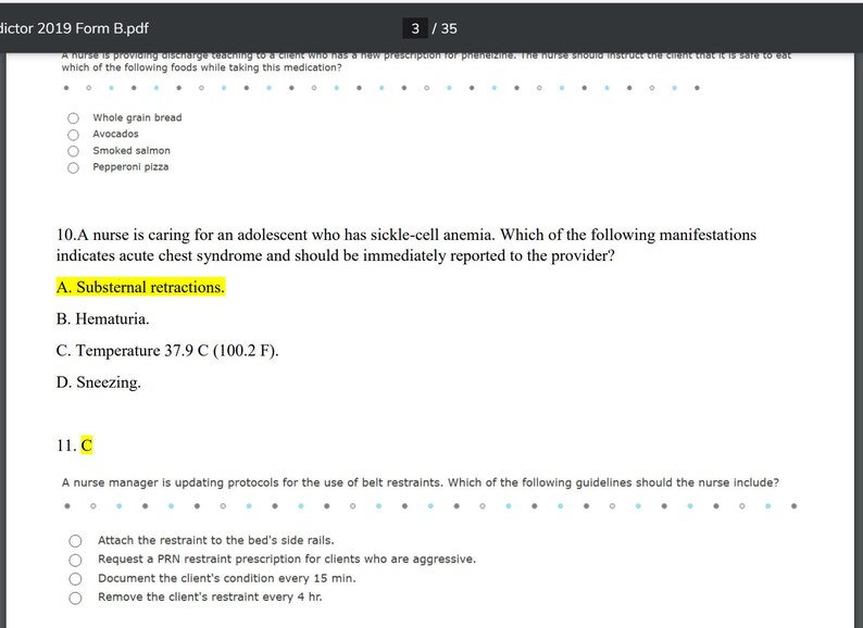 ATI Rn 2019 Comprehensive Predictor Exam Form B INSTANT Etsy