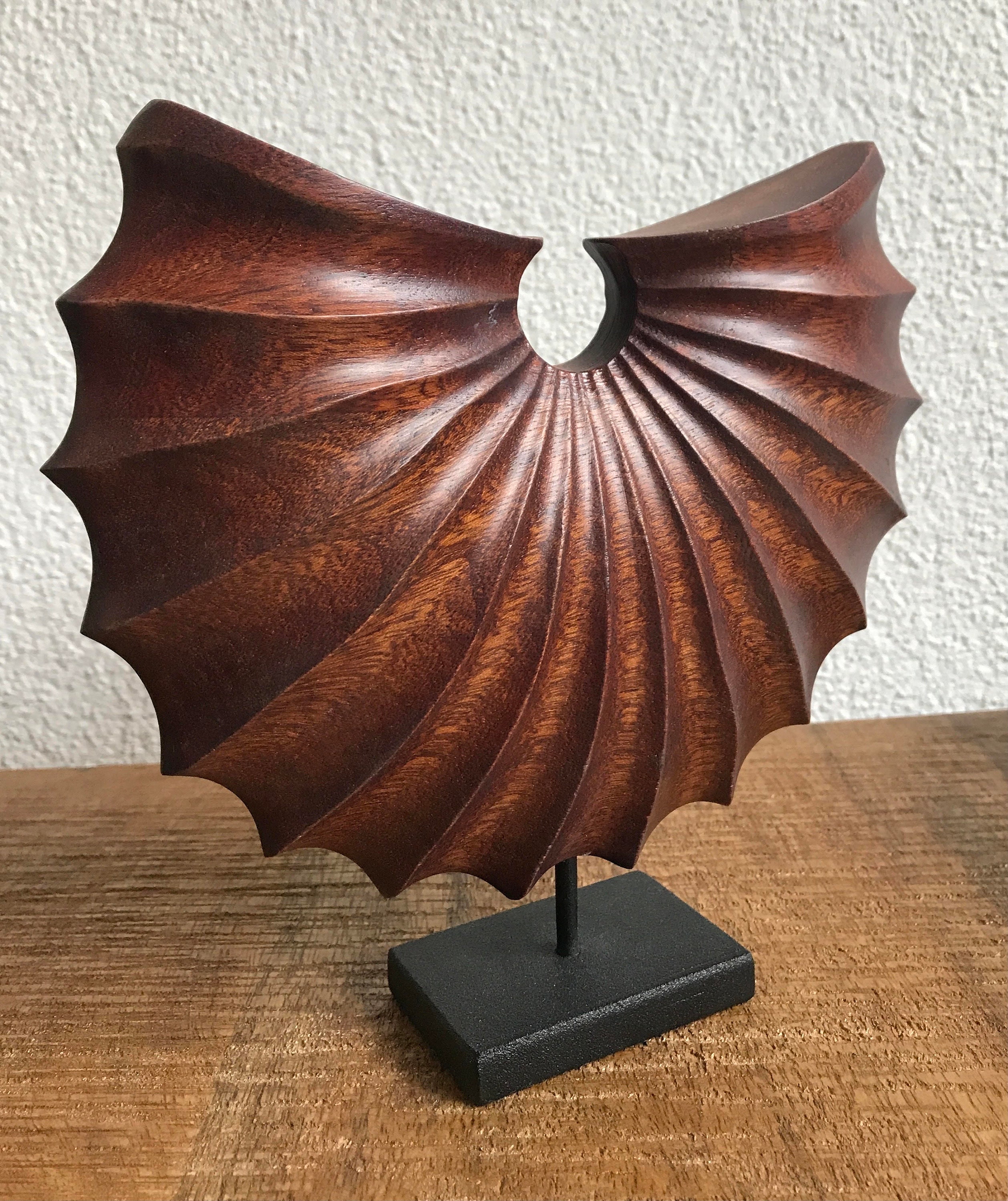 Modern Natural Wood Sculpture Elegant Home Decor Modern Etsy