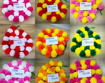 70 PC SALE ON Indische Ringelblume Künstliche Dekorative Deewali Ringelblumen Girlande Strings für Weihnachten Hochzeit Dekoration