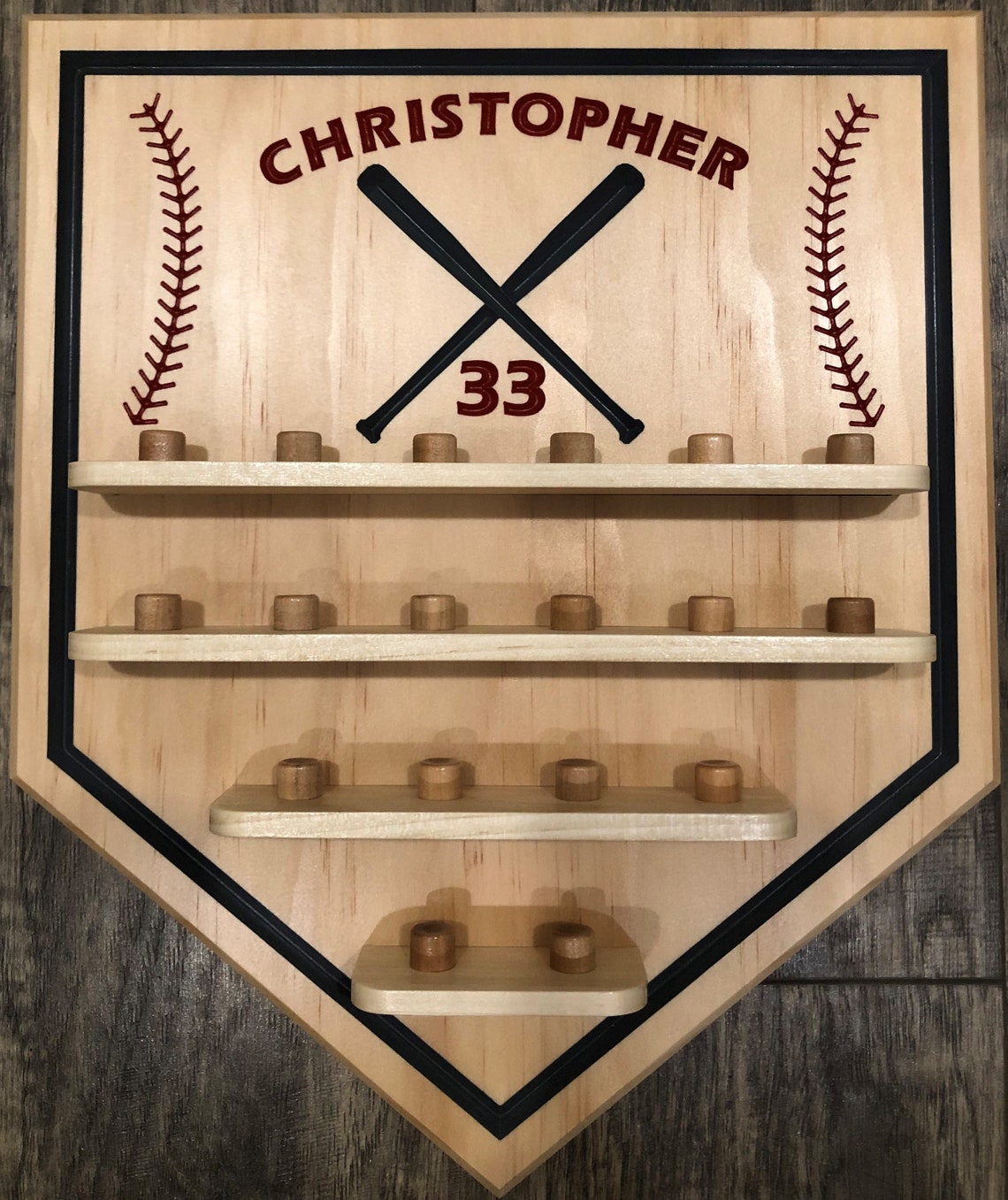 Custom Championship Baseball Ring Holder Etsy UK