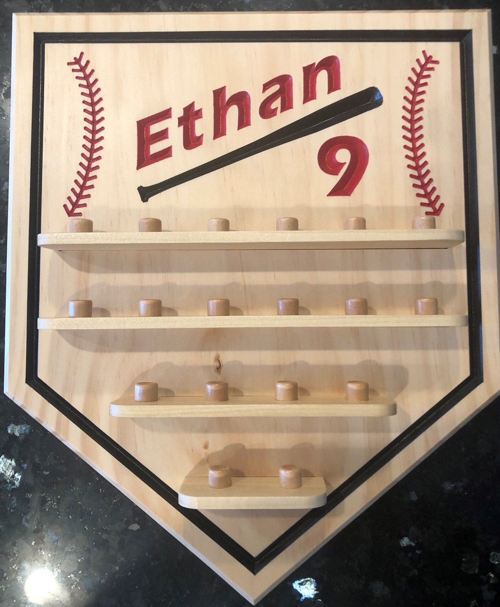 Custom Championship Baseball Ring Holder Etsy UK