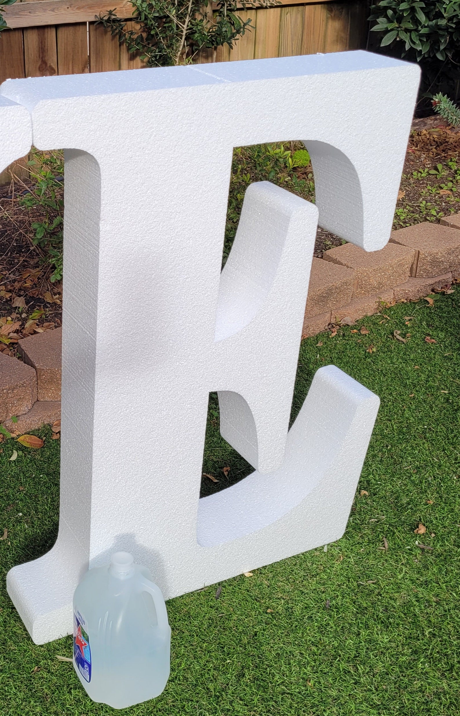 Giant 3D Foam Letters for Table Top of Yard or Gift , Baby Shower