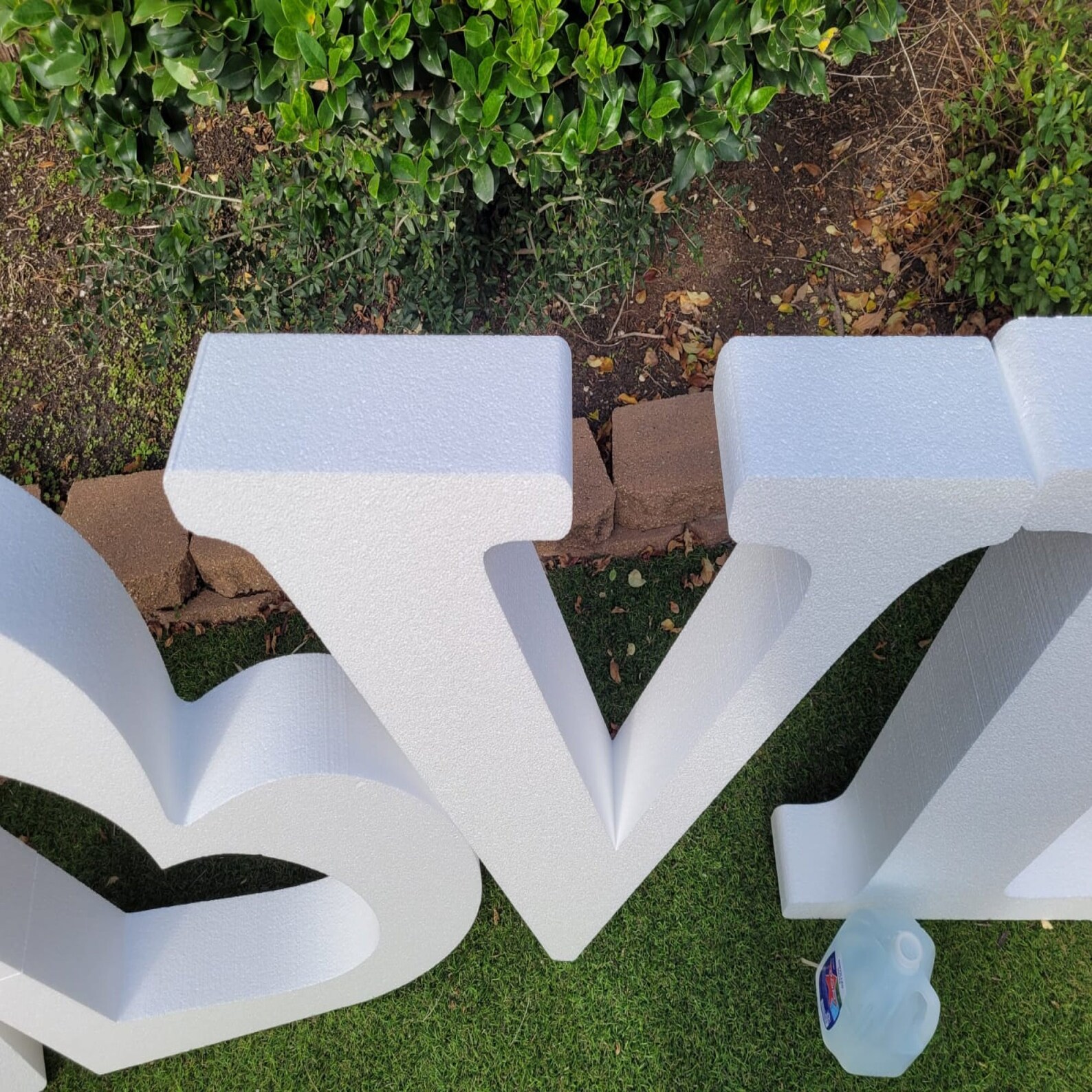 Giant 3D Foam Letters for Table Top of Yard or Gift , Baby Shower