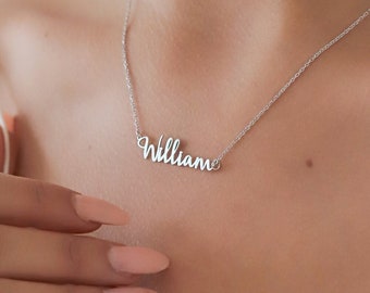Personalized Name Necklace , Tinny Gift , Custom Name Jewelry , Two Name Necklace , Mama Necklace , Valentine's Day Gift
