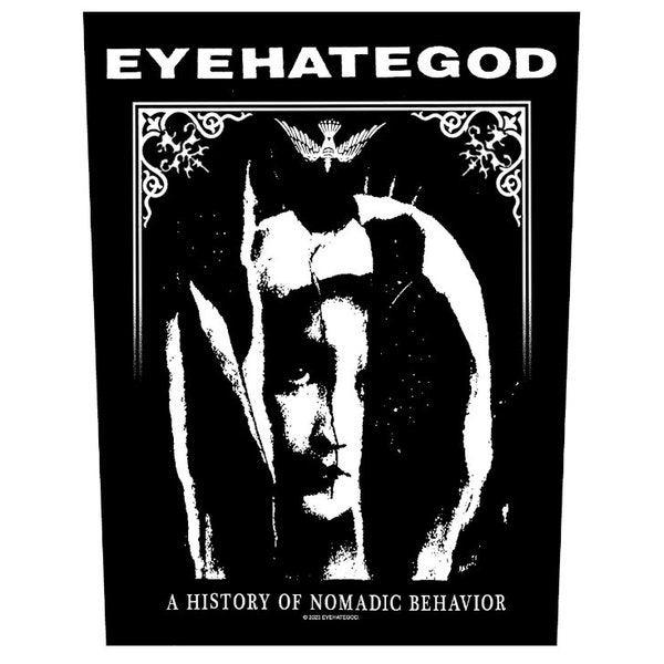 Eyehategod - A History Of Nomadic Behavior Printed Sew On Back Patch - Brand New/Rare/Official