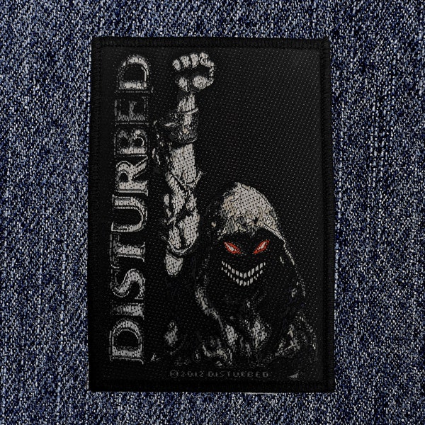 Disturbed - Eyes Woven Sew On Patch - Brand New/Rare/Official