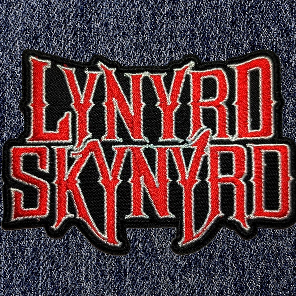 Lynyrd Skynyrd Rock Patch – Sew/Iron-On Embroidered Cloth Music Patch