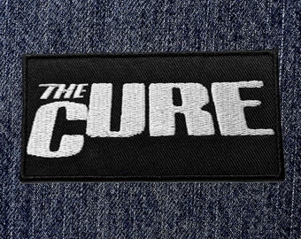 The Cure - Logo Embroidered Iron-On Patch - Brand New/Official/Rare