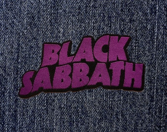 Black Sabbath - Cut Out Logo Woven Sew On Patch - Brand New/Rare/Official