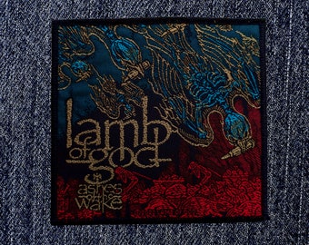 Lamb Of God - Ashes Of The Wake gewebter Aufnäher zum Aufnähen - Brandneu / selten / offiziell