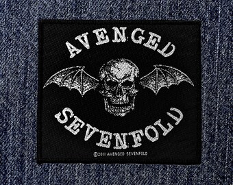 Avenged Sevenfold - écusson tissé Death Bat tissé à coudre - tout neuf/rare/officiel