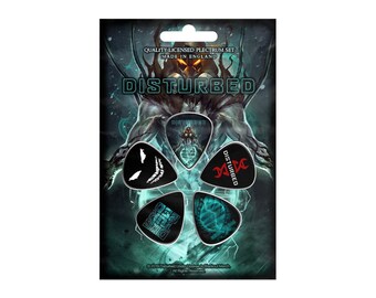 Disturbed - Evolution DNA Collectors Plectrum Set - Brand New/Rare/Official/Deleted Design !!!Last Chance!!!